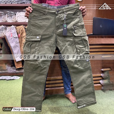 Men’s G-Star Cargo Pants – Premium Quality, Stylish & Durable Deep Olive-104